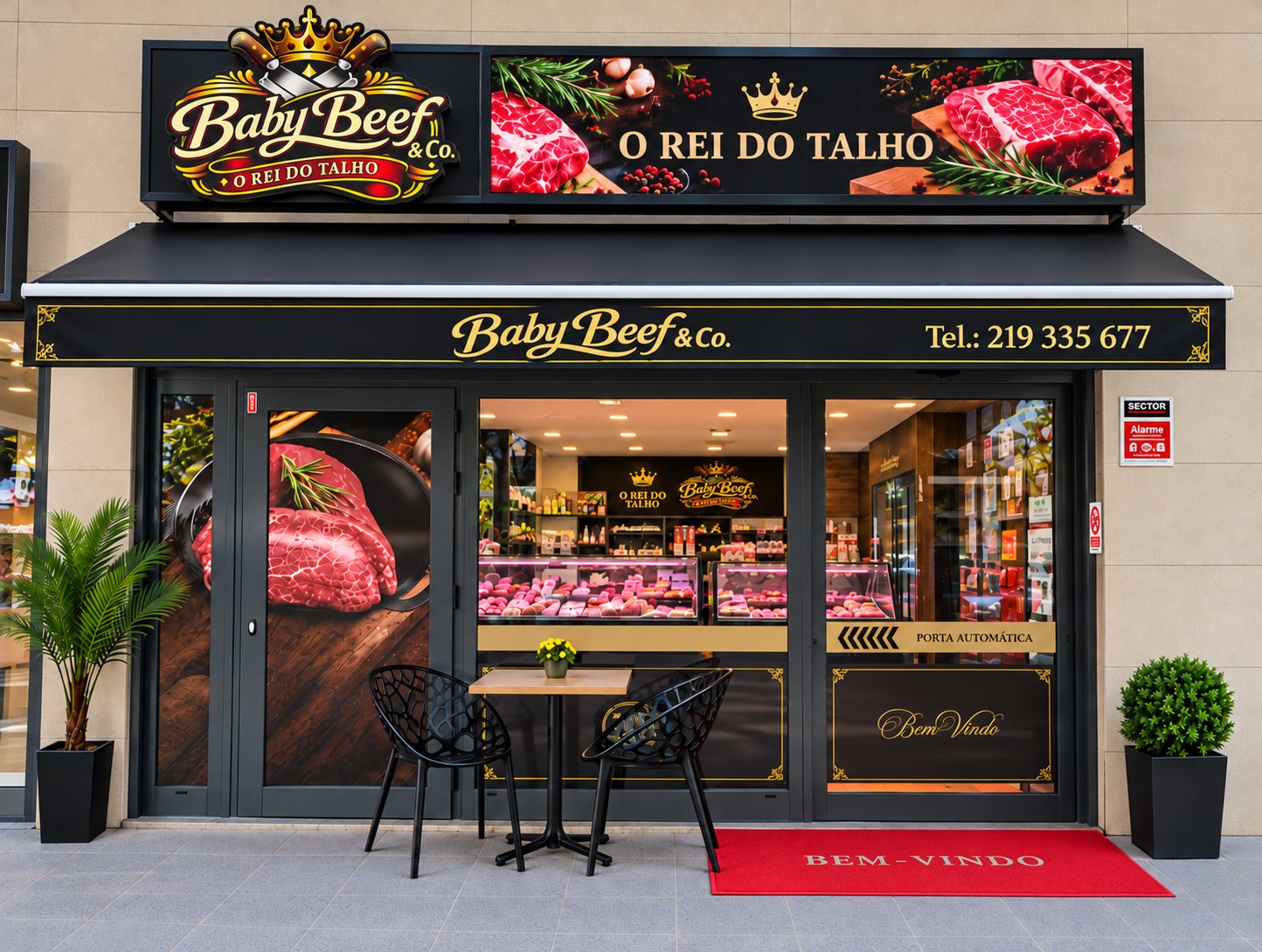 Fachada da Baby Beef Loja 1